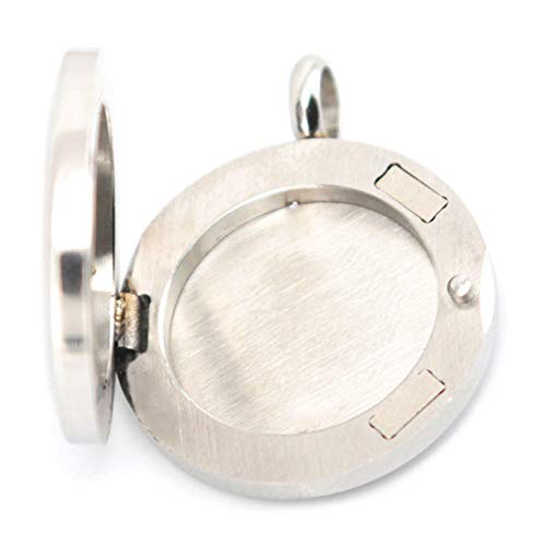 Collar De Perfume Collar Colgante Con Difusor De Aceite Esencial Joyería Perro Palma 30Mm Aromaterapia Aceite Esencial Quirúrgico Collar De Acero Inoxidable Colgante Colgante Difusor De Perfume