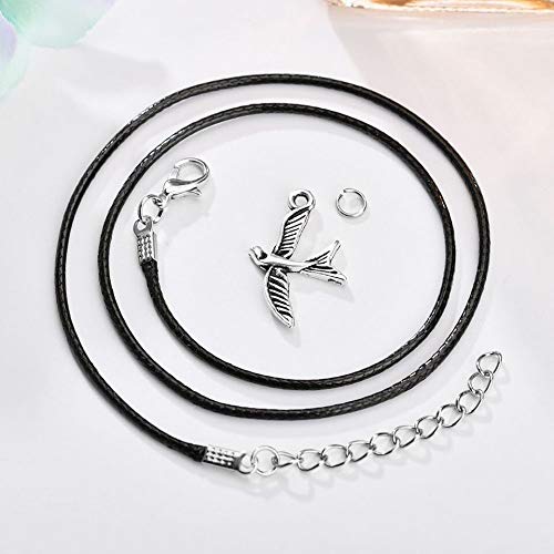 Collar El Último Collar De Mujeres De Modelado De Golondrina Simple, Cadena De Cuerda, Compromiso, Collar De Estilo De Moda, Joyería para Mujeres