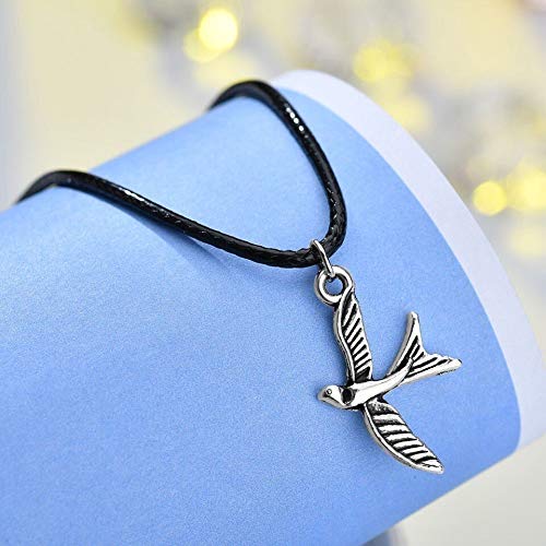 Collar El Último Collar De Mujeres De Modelado De Golondrina Simple, Cadena De Cuerda, Compromiso, Collar De Estilo De Moda, Joyería para Mujeres