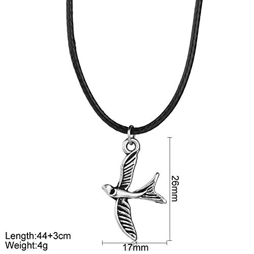 Collar El Último Collar De Mujeres De Modelado De Golondrina Simple, Cadena De Cuerda, Compromiso, Collar De Estilo De Moda, Joyería para Mujeres