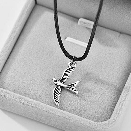 Collar El Último Collar De Mujeres De Modelado De Golondrina Simple, Cadena De Cuerda, Compromiso, Collar De Estilo De Moda, Joyería para Mujeres