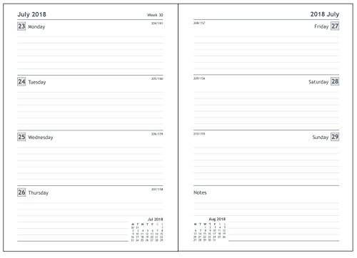 Collins CF53M-01 - Agenda semanal (A5, 2018/19, año anterior