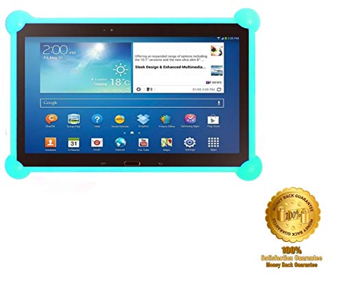 Color Dreams Funda Tablet Silicona Universal Compatible con Cualquier Tablet de Cualquier tamaño como 7", 8", 9", 9.7", 10.1 Azul