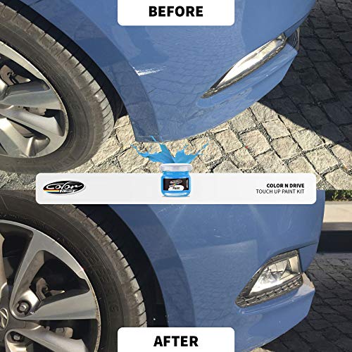 Color N Drive for Renault Automotive Touch Up Paint | D18 - Bronze Dore Nacre Met | Paint Scratch Repair, Exact Match Guarantee - Pro