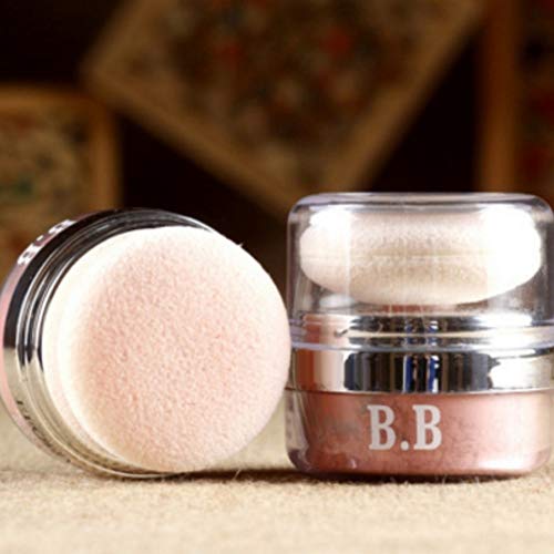 Colorete clifcragrocl,Mujeres, ni?as, cara, mejilla, suave, natural, rubor, colorete, polvo, cosm¨¦tico, con, esponja, 2