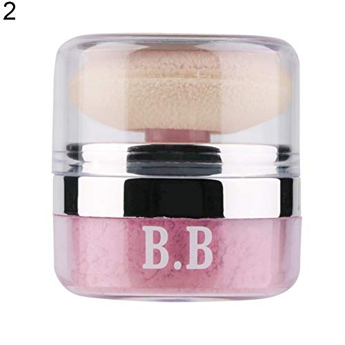 Colorete clifcragrocl,Mujeres, ni?as, cara, mejilla, suave, natural, rubor, colorete, polvo, cosm¨¦tico, con, esponja, 2