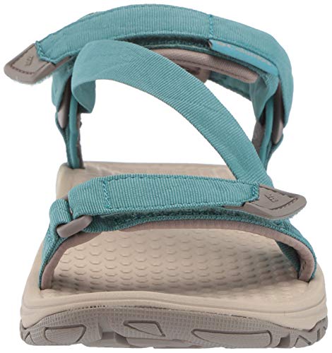 Columbia Big Water II, Sandalias para Mujer, Azul (Teal, Ancient Fossil), 39 EU