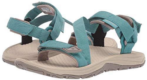 Columbia Big Water II, Sandalias para Mujer, Azul (Teal, Ancient Fossil), 39 EU