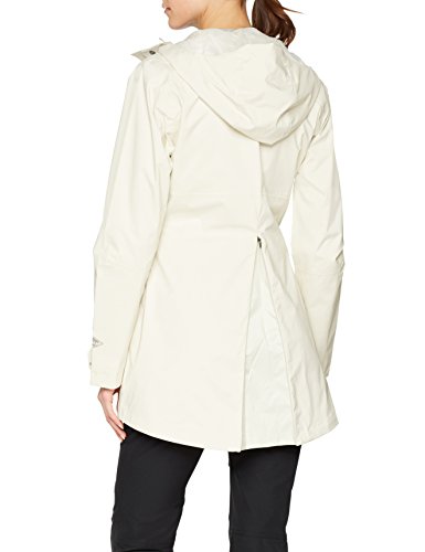Columbia Rainy Creek Chaqueta Impermeable, Poliéster, Mujer, Beige (Stone), L