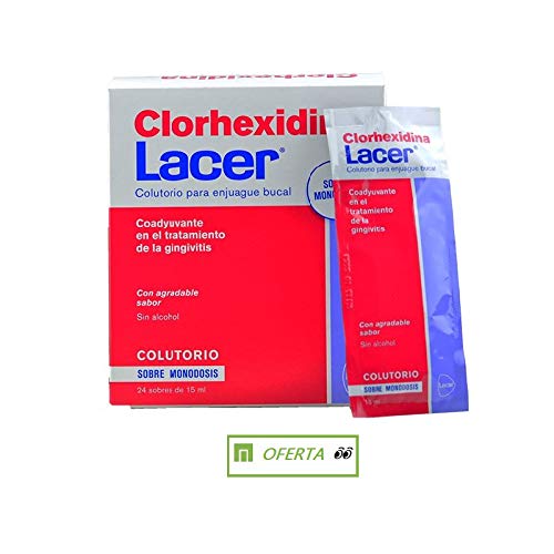 COLUTORIO MONODOSIS DE CLORHEXIDINA LACER SOBRES