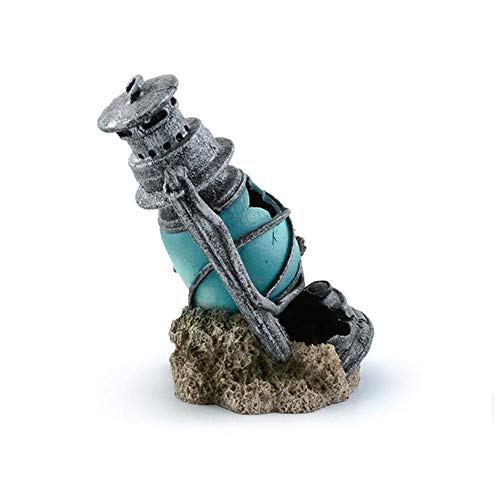 Comaie casa jardín novedades Decoraciones decoración para Adornos Muebles Faro artesanías Adornos Mini Modelado Acuario y pecera paisajismo Escapar Cueva escondite Peces camarones