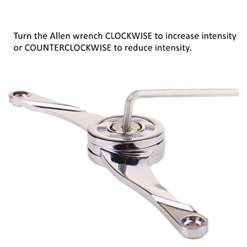 Compás para Puertas Elevables, Bisagras para Muebles de Cocina de la Tapa Apoyo de la Estancia Gabinetes Abatible Mecanismo de Elevación, Paquete de 2