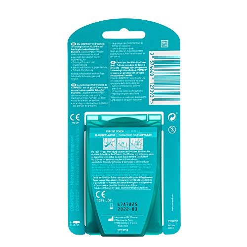 COMPEED Ampolla en las Dedos de los pies, 8 Pcs