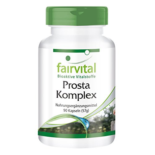 Complejo para la Próstata en Cápsulas - Prosta Complex - VEGANO - Saw Palmetto (Serenoa repens) + Selenio + Zinc + Licopeno + Esteroles vegetales + Beta-Sitosterol + Zinc + Nopal (Higo chumbo) - Dosis elevada - 90 Cápsulas - Calidad Alemana