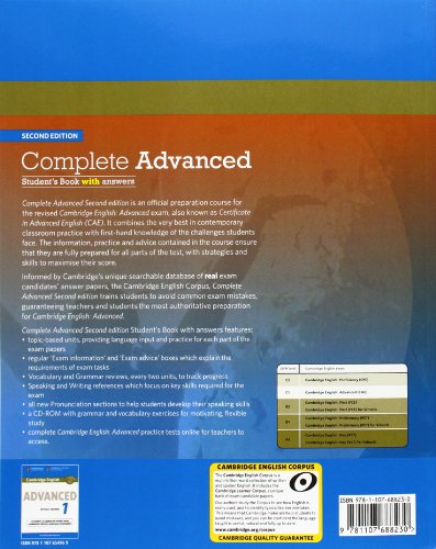 Complete Advanced Student's Book Pack (Student's Book with Answers with CD-ROM and Class Audio CDs (2)) Second Edition