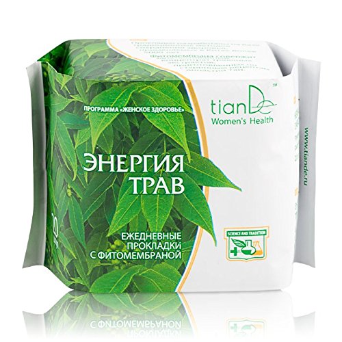 Compresas diarias «Energía de las hierbas» TIANDE 61901, 20 ud