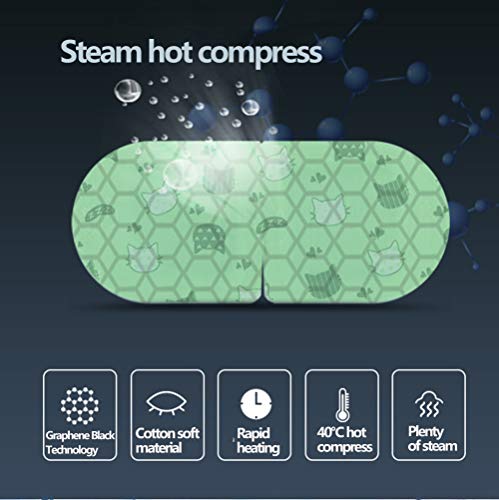 Compresas Para Calentar Los Ojos Con Vapor, Autocalentables, Almohada Para Dormir, Trabajo De Viaje Cuidado De La Salud Crema Para Los Ojos Máscara De Spa Para Ojos Secos Círculos Oscuros(10 Piezas)