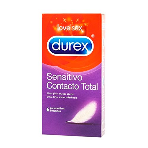 CON CONTACTO DE DUREX PARA PIELES SENSIBLES TOTAL 6 UDS