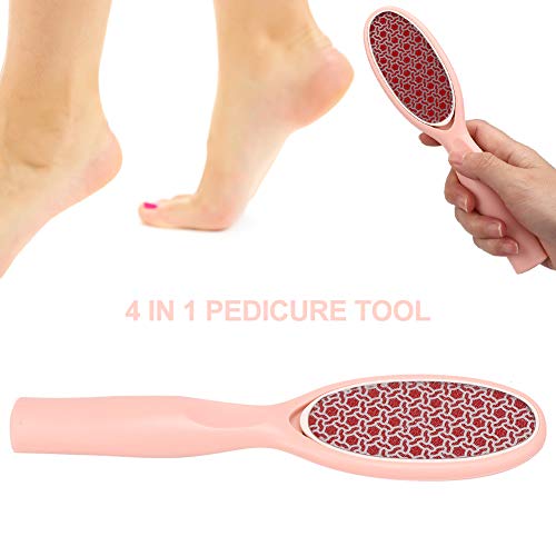 Conjunto multifuncional de lima para pies, lima para pies Removedor de callos Scrubber para pies Callo Removedor de piel muerta Raspador de pedicura Herramienta para escofina de pie(Set de pedicura)