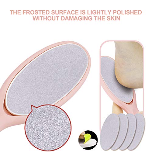 Conjunto multifuncional de lima para pies, lima para pies Removedor de callos Scrubber para pies Callo Removedor de piel muerta Raspador de pedicura Herramienta para escofina de pie(Set de pedicura)