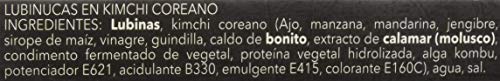 Conserva Gourmet de Lubina de crianza ecológica en salsa Kimchi coreana, Envasado en Santoña, Receta Dos Estrellas Michelin - 133  gr