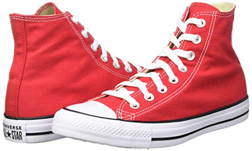 Converse Chuck Taylor All Star Hi, Zapatillas de tela Unisex, Rojo (Varsity Red), 38 EU