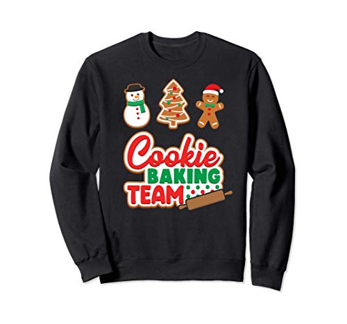 Cookie Baking Team Galleta Jengibre Navidad Familia Equipo Sudadera