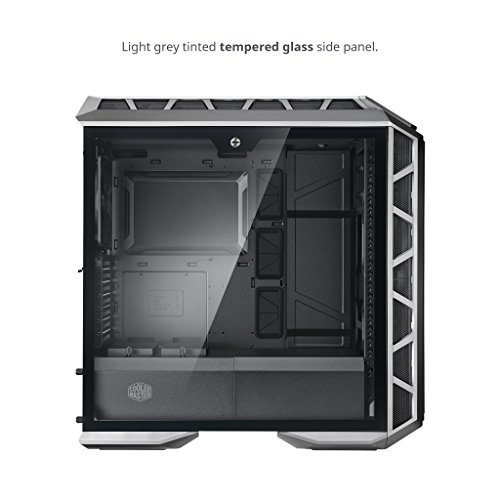 Cooler Master MasterCase H500P Mesh Mallado - Caja PC RGB con Dos Ventiladores 200mm para Potente Flujo de Aire, Paneles Chasis Útil a Ensambladores, Dispuesto Refrigeración a Líquido