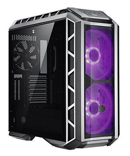 Cooler Master MasterCase H500P Mesh Mallado - Caja PC RGB con Dos Ventiladores 200mm para Potente Flujo de Aire, Paneles Chasis Útil a Ensambladores, Dispuesto Refrigeración a Líquido
