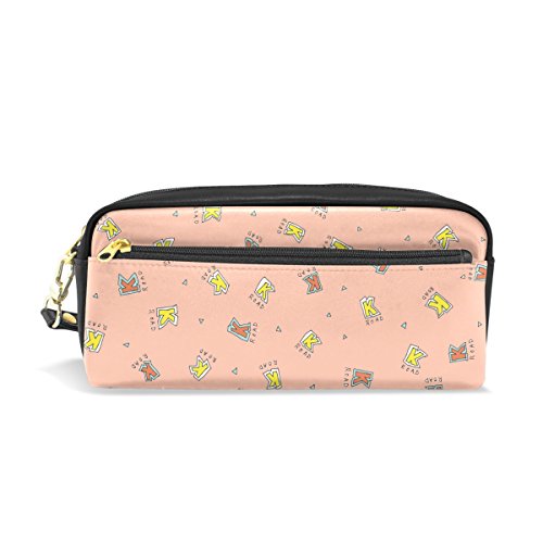 COOSUN Blog_Banner_Colour Estudiantes de Gran Capacidad de Cuero de la PU lápiz de la Escuela Case estacionario Bolsa Bolso de la Pluma del Maquillaje Bolso cosmético Grande