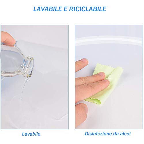 Coota Safety Face Shield,5PCS Visor de protección facial transparente y liviano Banda elástica antiniebla ajustable y esponja de confort Protector facial dental para hombres Mujeres