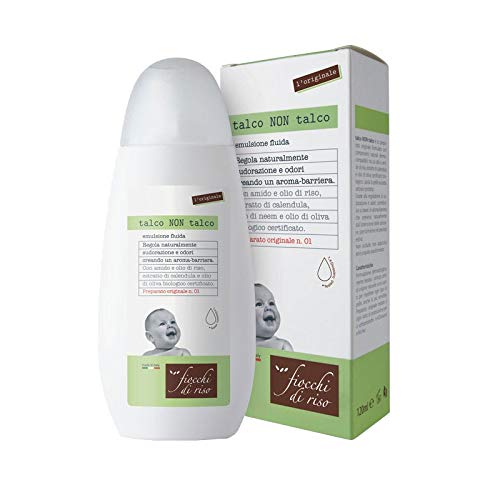 Copos de arroz talco no talco 120 ml