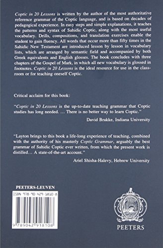 COPTIC IN 20 LESSONS