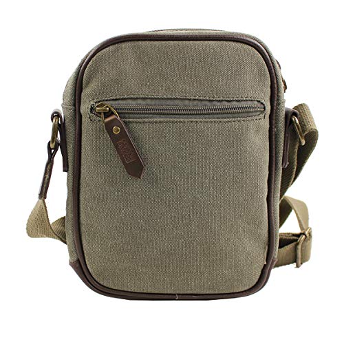Coronel Tapiocca Bandolera con Solapa Explorer Coronel Tapioca, Bolso Hombre, Caqui, 18x22x5 cm