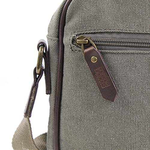 Coronel Tapiocca Bandolera con Solapa Explorer Coronel Tapioca, Bolso Hombre, Caqui, 18x22x5 cm