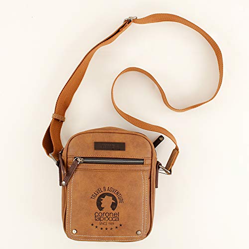 Coronel Tapiocca Bandolera Hunter Coronel Tapioca, Bolso Hombre, Marrón, 17x22x6 cm