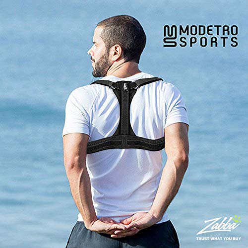 Corrector De Postura Y Sujeción De Espalda Modetro Sports – Corrector De Espalda Funciona De Fisioterapia Para Hombres O Mujeres – Alivio Del Dolor De Espalda, Hombros, Y Cuello