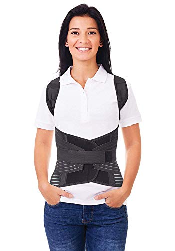 Corrector postural transpirable LUX AJUSTABLE Large Negro