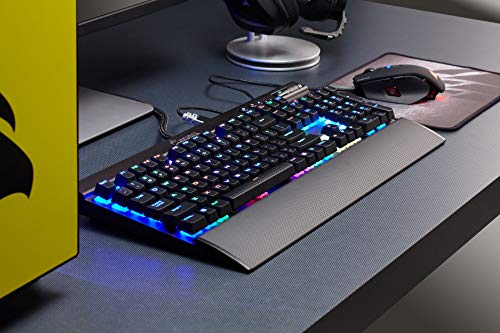 Corsair K70 LUX RGB  Teclado mecánico Gaming, retroiluminación multicolor RGB, QWERTY Español, Cherry MX Speed (Rápido y altamente preciso)