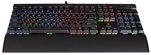 Corsair K70 LUX RGB  Teclado mecánico Gaming, retroiluminación multicolor RGB, QWERTY Español, Cherry MX Speed (Rápido y altamente preciso)