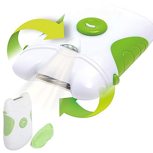 Cortaúñas Eléctrico 2 en 1, ZoneYan Cortaúñas Eléctrico y Lima, Electric Nail Trimmer & File, Herramienta de Manicura Electronica, Lámpara LED Incorporada, Cortaúñas Eléctrico para Adultos, Ancianos