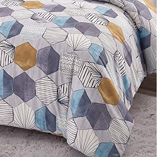 COTTON artean Funda Nordica Panal Cama de 135 (220 Ancho X 240 cm Largo) Cierre con Cremallera.Tejido Microfibra.