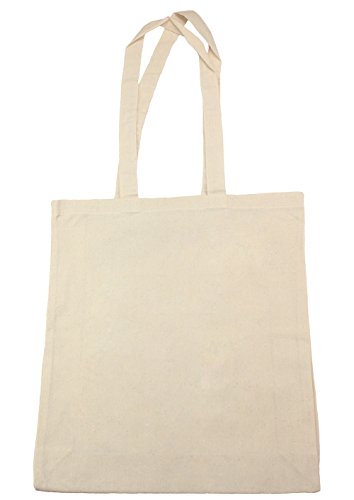 Cottonbagjoe - Bolsa de Yute (algodón, con Dos Asas largas, 38 x 42 cm)