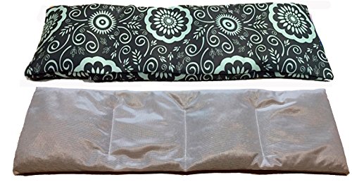 COVERBAGBCN Saco térmico Cervical con Doble Funda con Semillas de Trigo y Lavanda - Espiga