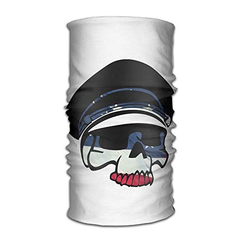 Cráneo con una gorra azul Unisex Variedad de deportes Bufanda Cabeza bufanda