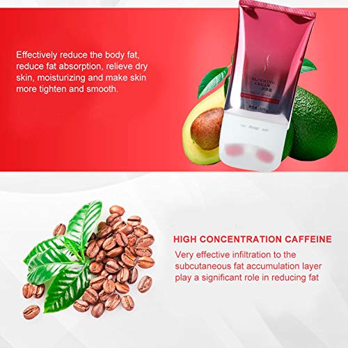 Crema caliente, 120 ml de crema adelgazante Quema grasa Grasa adelgazante Crema corporal reafirmante Crema quemagrasas para el vientre Entrenamiento de pérdida de peso termogénico