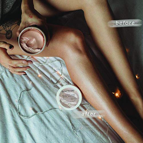 Crema corporal Sanctuary Spa, Shimmer Luxe Rose Gold Radiance, 300 ml