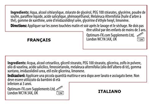 Crema de Tratamiento Vteen para Espinillas con Ácido Salicílico de Alta Potencia - Milia y Problemas de Manchas y Piel Grasa - Adecuada y Segura para las Personas Propensas al Acné - Sin Parabenos 50g