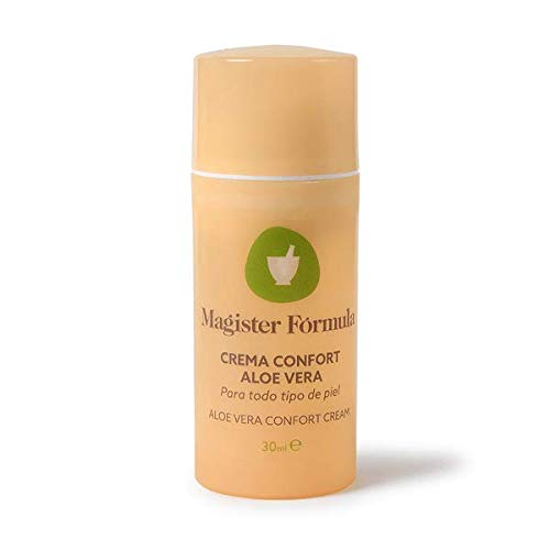Crema Hidratante Confort Aloe Vera 30ml | 100% Puro | Todo tipo de piel | Crema Natural Regeneradora | Calmante y Antimanchas | Mujer y Hombre | Día y Noche | Magister Formula