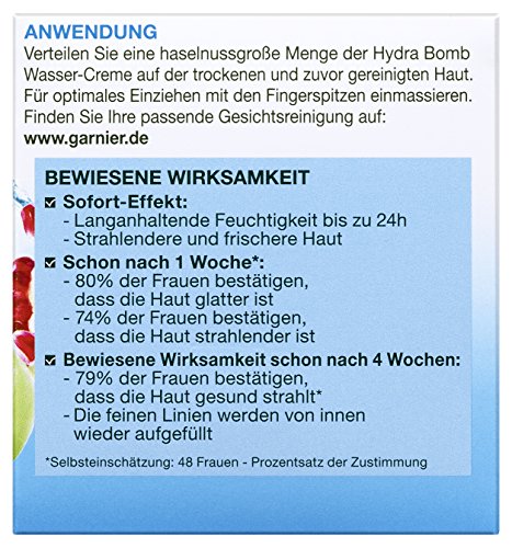 Crema hidratante Garnier Hydra Bomb, 6 unidades (50 ml).